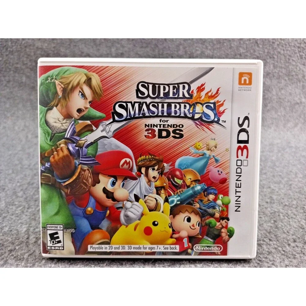Super Smash Bros. (Nintendo 3DS) CIB Complete with Manual TESTED Authentic